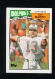 1987 Topps Football Card #233 Hall of Famer Dan Marino Miami Dolphins