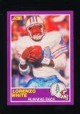 1989 Score ROOKIE Football Card #366S Rookie Lorenzo White Houston Oilers