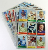 (77) 1964 Philadelphia Football Cards Mostly EX or Higher Conditions