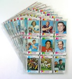 (162) 1973 Topps Football Cards Mostly EX Conditions
