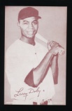 1947-1966 Exhibit Baseball Card Hall of Famer Larry Doby Bat Well off Right
