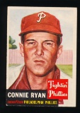 1953 Topps Baseball Card #102 Connie Ryan Philadelphia Phillies