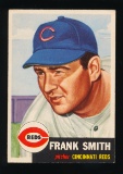 1953 Topps Baseball Card #116 Frank Smith Cincinnati Reds