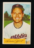 1954 Bowman Baseball Card #35 Eddie Jost Philadelphia Athletics