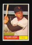 1961 Topps Baseball Card #435 Hall of Famer Orlando Cepeda San Francisco 49