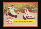1962 Topps Baseball Card #236 1961 World Series Game #5 