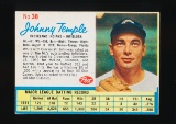 1962 Post Cereal (Hand Cut) Baseball Card #38 Johnny Temple Cleveland India