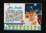 1962 Post Cereal (Hand Cut) Baseball Card #50 Jim Landis Chicago White Sox