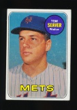 1969 Topps Baseball Card #480 Hall of Famer Tom Seaver New York Mets