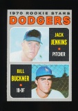 1970 Topps ROOKIE Baseball Card #286 Dodgers Rookie Stars: Bill Buckner-Jac