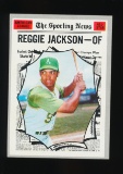 1970 Topps baseball Card #459 Hall of Famer Reggie Jackson Oakland A's All-