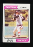 1974 Topps Baserball Card #20 Hall of Famer Nolan Ryan California Angels
