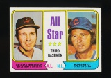 1974 Topps Baseball Card #334 American & National League All-Stars: Brooks