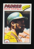 1977  Topps Baseball Card #390 Hall of Famer Dave Winfield San Diego Padres