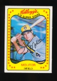 1981 Kelloggs Xograph 3D Baseball Card #53 Hall of Famer Paul Molitor Milwa
