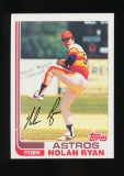 1982 Topps Baseball Card #90 Hall of Famer Nolan Ryan Houston Astros