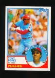 1983 Topps Traded Baseball Card #85T Hall of Famer Tony Perez Philadelphia