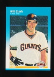 1987 Fleer ROOKIE Baseball Card #269 Rookie Will Clark San Francisco Giants