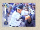 2020 Topps Chrome Baseball Card #138 Christian Yelich Milwaukee Brewers