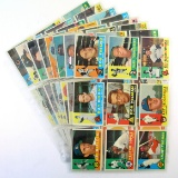 (72) 1960 Topps Baseball Cards Mostly EX Conditions