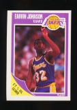 1990 Fleer Basketball Card #77 Earvin Johnson Los Angeles Lakers