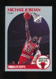 1990 NBA Hoops Basketball Card #65 Michael Jordan Chicago Bulls