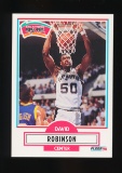 1990 Fleer ROOKIE Basketball Card #172 Rookie David Robinson San Antonio Sp