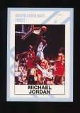1990 Collegiate Collection Basketball Card #NC1 Michael Jordan North Caroli