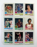 (18) 1977 Topps Basketball Cards Mostly VG/EX to EX Conditions