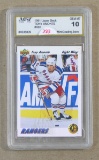 1991 Upper Deck ROOKIE Hockey Card #450 Rookie Tony Amomnte New York Ranger
