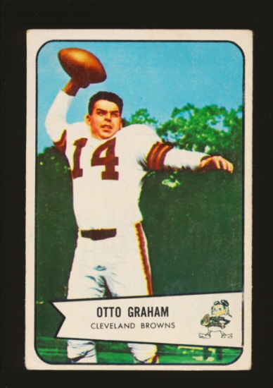 1954 Bowman Football Card #40 Hall of Famer Otto Graham Cleveland Browns