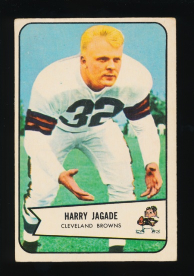 1954 Bowman Football Card #99 Harry Jagade Cleveland Browns