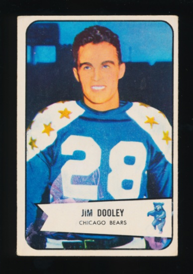 1954 Bowman Football Card #121 Jim Dooley Chicago Bears