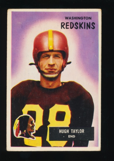 1955 Bowman Football Card #6 Hugh Taylor Washington Redskins