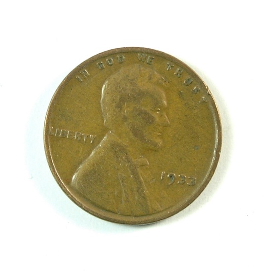 9.      1933 Wheat Cent