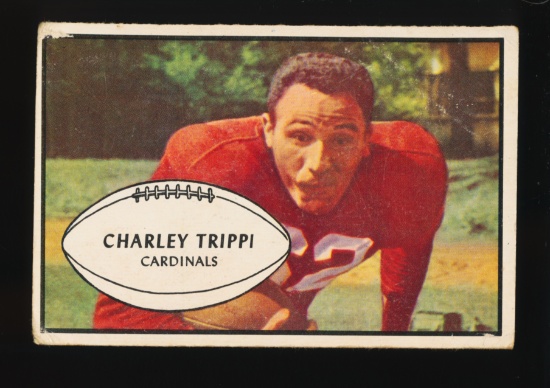 1953 Topps Football Card #17 Hall of Famer Charley Trippi Chicago Cardinals