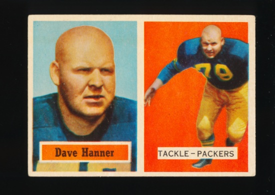 1957 Topps Football Card #21 dave Hanner Green Bay Packers