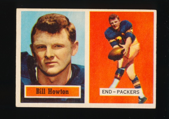 1957 Topps Football Card #33 Bill Howton Green Bay Packers