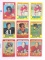 (9) 1974 Wonder Bread Football Cards. Mostly VG/EX to EX Conditions