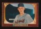 1955 Bowman Baseball Card #92 George Zuverink Detroit Tigers Barely Visible