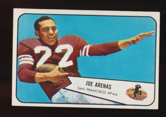 1954 Bowman Football Card #30 Joe Arenas San Francisco 49ers