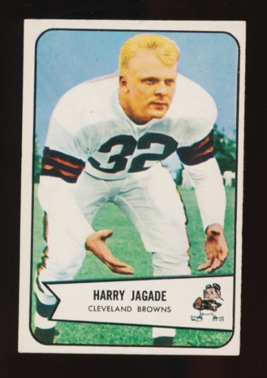 1954 Bowman Football Card #99 Harry Jagade Cleveland Browns