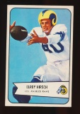 1954 Bowman Football Card #32 Hall of Famer Elroy Hirsch Los Angeles Rams