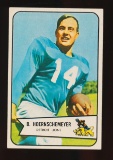 1954 Bowman Football Card #124 Bob Hoernschemeyer Detroit Lions
