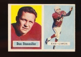 1957 Topps Football Card #38 Don Stonesifer Chicago Cardinals