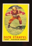 1958 Topps Football Card #39 Hall of Famer Dick Stanfel Washington Redskins