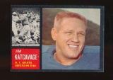 1962 Topps Football Card #109 Jim Katcavage New York Giants