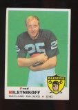 1969 Topps Football Card #201 Hall of Famer Fred Biletnikoff Oakland Raider