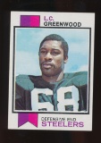 1973 Topps Football Card #165 Hall of Famer LC Greenwood Pittsburgh Stee;er
