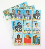 (21) 1978 Holsum Bread Football Cards. Mostly VG/EX to EX Conditions